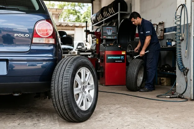 Pneus em excelente estado em Lavras.